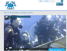 Tablet Screenshot of blueoctopusscuba.com